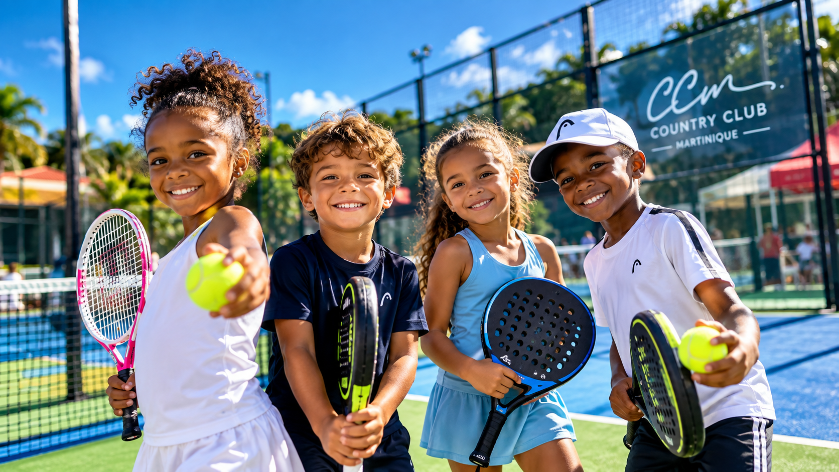 Activités sportives pour les enfants au Country Club Martinique